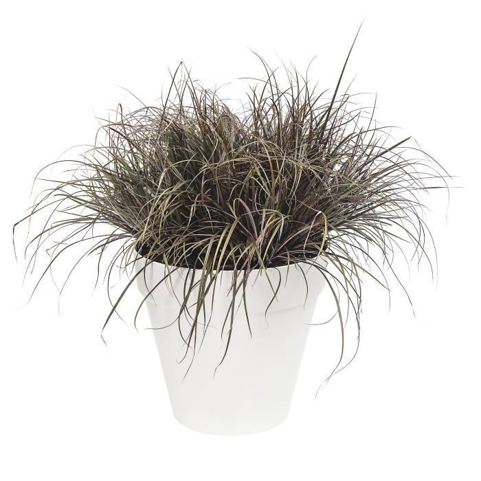 Pot de fleur Elho Plastique Rond Loft Urban Blanc Ø 50 x H.44 cm 48 l ELHO GIVE Room TO Nature