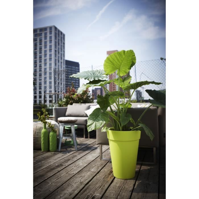 Pot de fleur Elho Plastique Rond Loft Urban Gris anthracite Ø 34 x 45,6 cm 23 l ELHO GIVE Room TO Nature