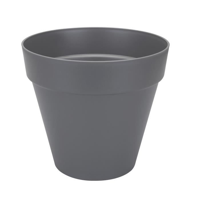 Pot de fleur Elho Plastique Rond Loft Urban Gris anthracite Ø 50 cm 48 l ELHO GIVE Room TO Nature