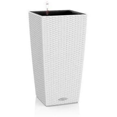 Pot de fleur LECHUZA Cubico Cottage 40 - kit complet blanc