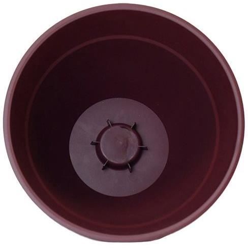 Pot de Fleur OSAKA Ø 40 cm - Volume 28,3 L - Rouge bourgogne - EDA EDA PLASTIQUE