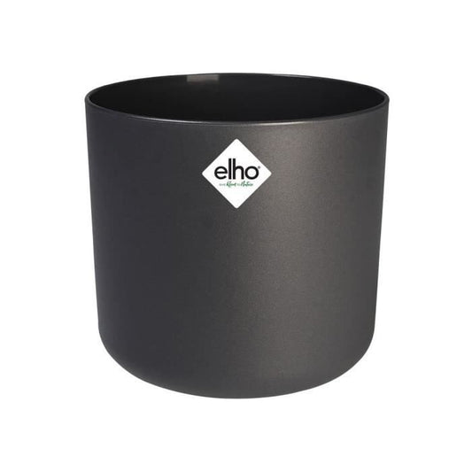 Pot De Fleurs Rond ELHO - b.for soft round - Plastique - Ø30 - Anthracite ELHO