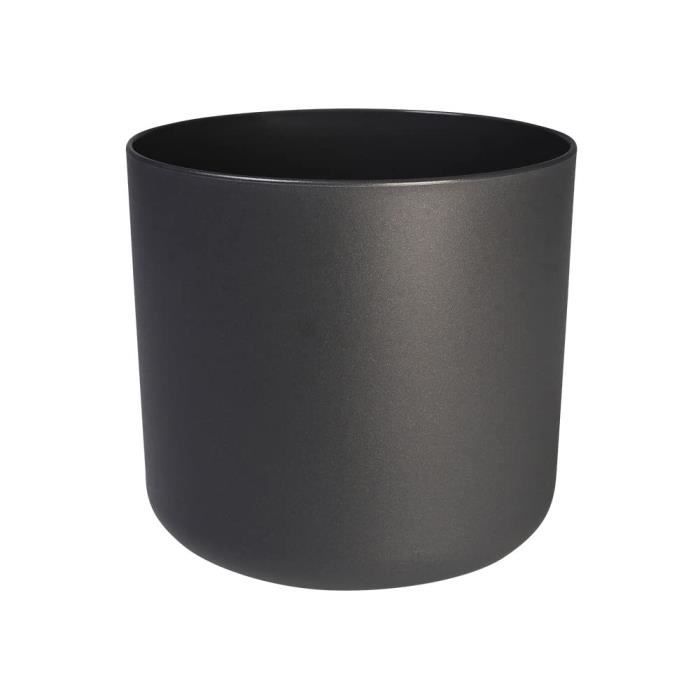 Pot De Fleurs Rond ELHO - b.for soft round - Plastique - Ø30 - Anthracite ELHO