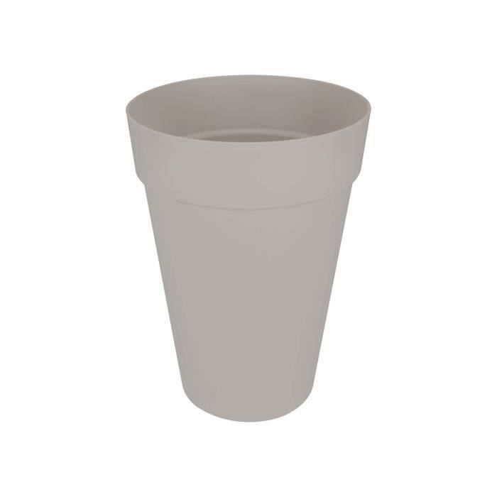 Pot de fleurs rond ELHO Loft Urban Haut 42 - Gris - Ø 42 x H 56 cm - extérieur ELHO