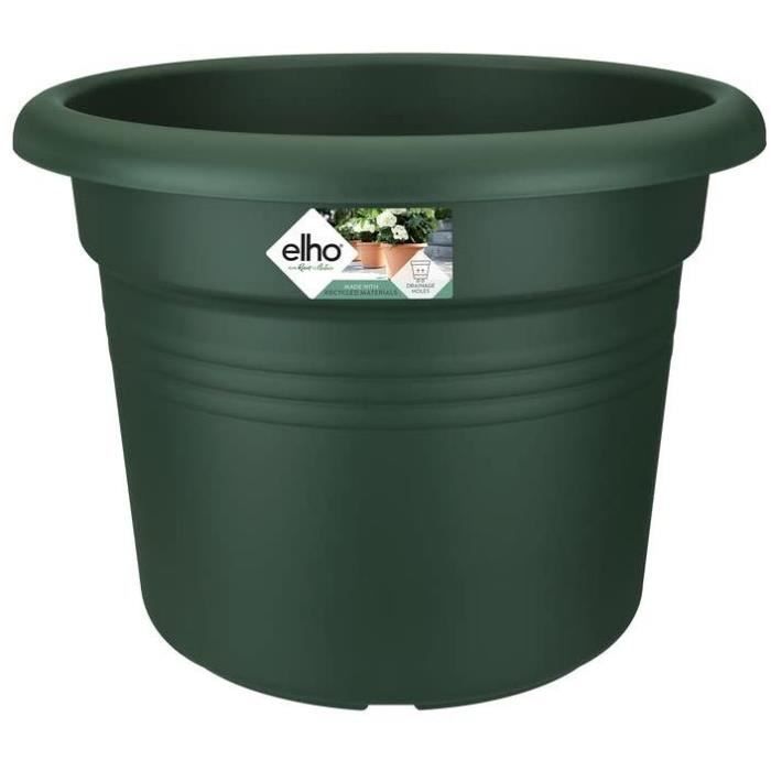 Pot De Fleurs Rond GREEN BASICS - Plastique  - Ø40 - Leaf Green ELHO