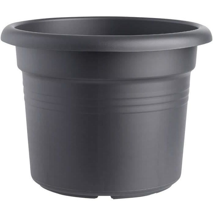 Pot De Fleurs Rond GREEN BASICS - Plastique  - Ø40 - Noir ELHO