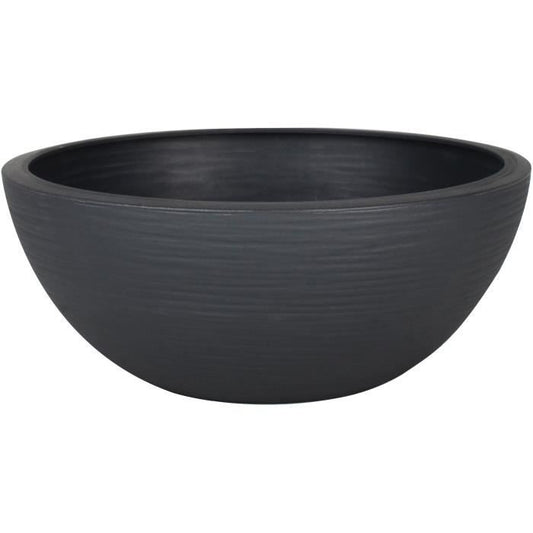 Pot vasque Graphit'Up Ø 30 - 5,5L - Gris anthracite - EDA PLASTIQUE - Plastique EDA PLASTIQUE