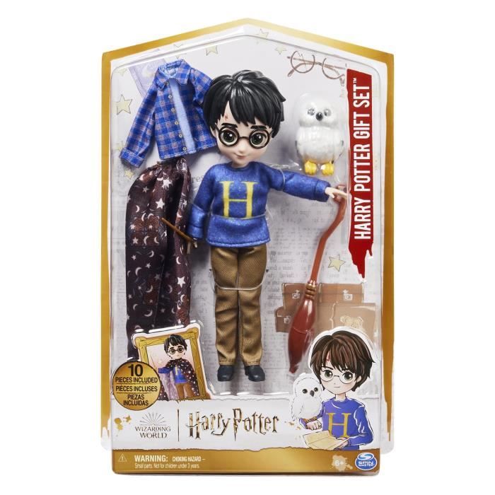 Poupée Harry Potter 20 cm avec 2 tenues et 5 accessoires - Spin Master