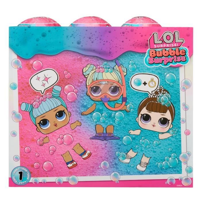 Poupée L.O.L. Surprise Bubble Surprise avec accessoires - Aléatoire - Blanc - Mixte - 4 ans