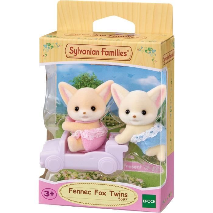 Poupée - SYLVANIAN FAMILIES - Les jumeaux Fennec - Modele 5697 - Multicolore - Articulés