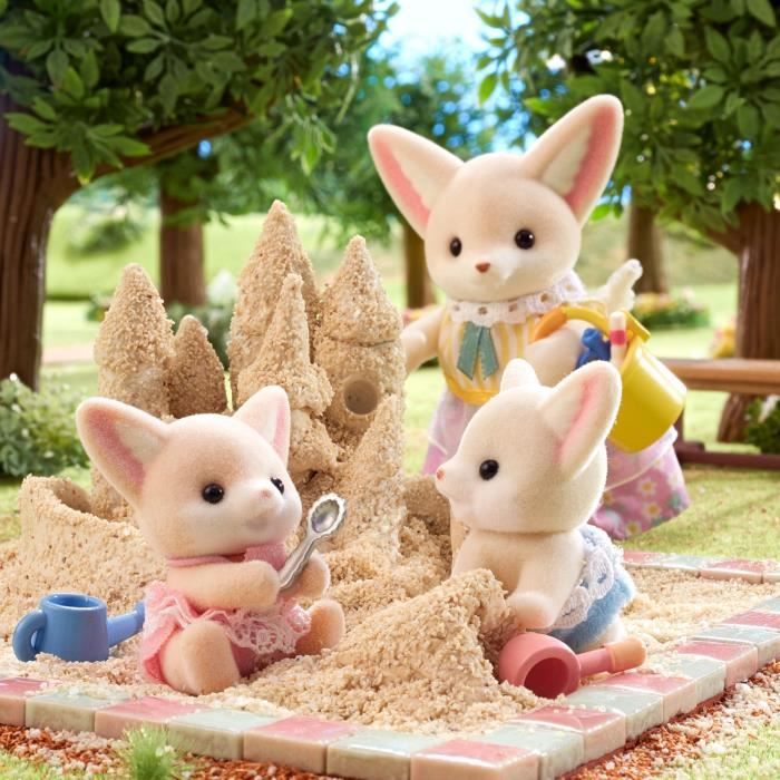 Poupée - SYLVANIAN FAMILIES - Les jumeaux Fennec - Modele 5697 - Multicolore - Articulés