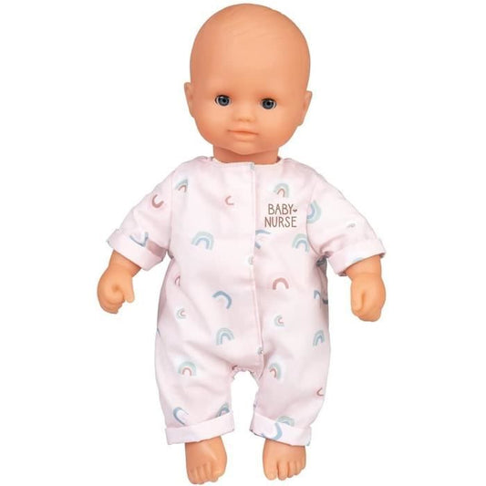 Poupon Baby Nurse bébé d’amour 32 cm - Smoby - Mixte - Souple - Tenue colorée