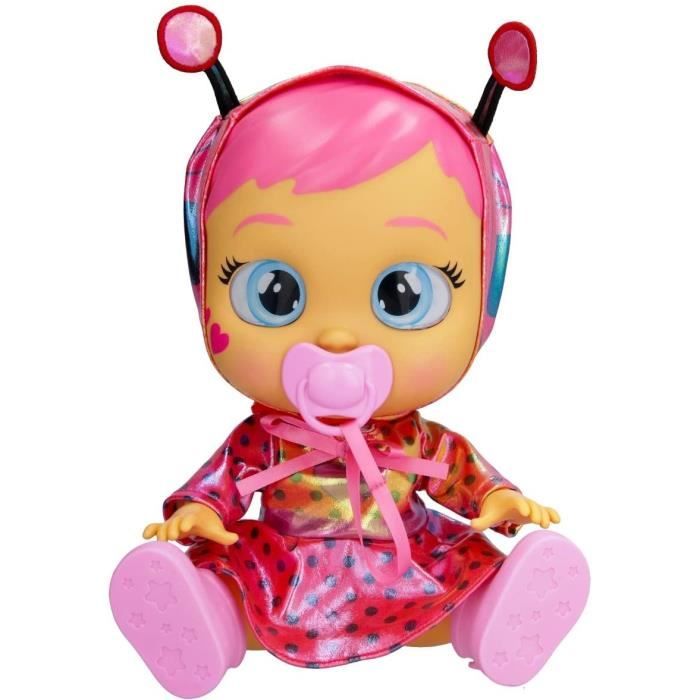 Poupon Cry Babies Stars - Lady - IMC TOYS - 911383 - 30cm - Etoiles LED - Fonctions de pleurs - Rose