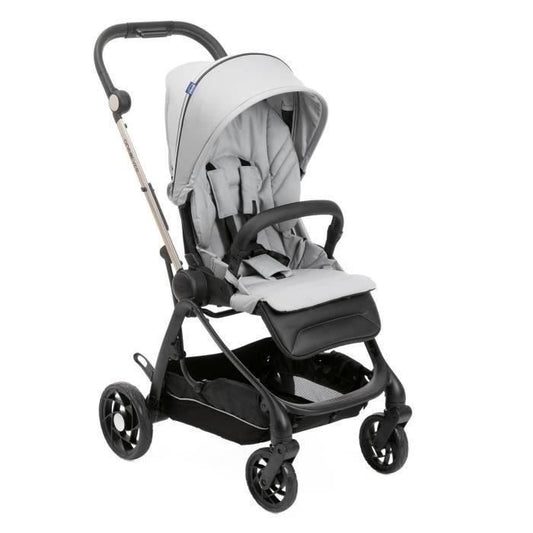 Poussette compacte CHICCO One4Ever Silverleaf - Poussette citadine - Mixte - mois - Naissance - Gris