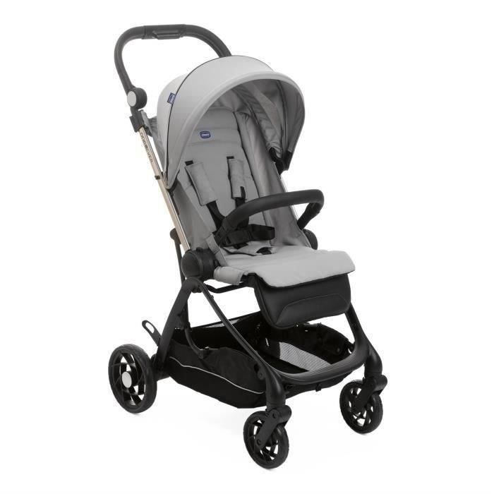 Poussette compacte CHICCO One4Ever Silverleaf - Poussette citadine - Mixte - mois - Naissance - Gris