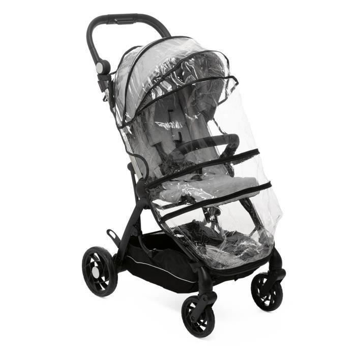 Poussette compacte CHICCO One4Ever Silverleaf - Poussette citadine - Mixte - mois - Naissance - Gris