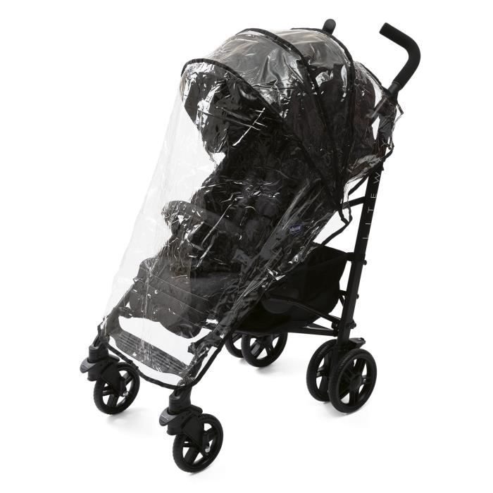 Poussette Liteway 4 Jet Black - CHICCO - Poussette citadine - Mixte - Jusqu’a 22 kg - Bébé