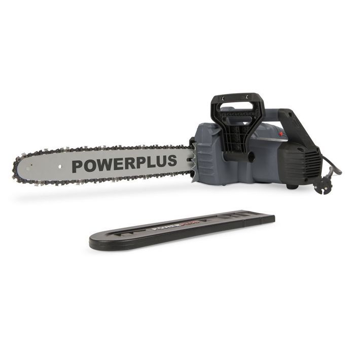 Powerplus Tronçonneuse Électrique POWEG10110 - 2200 W Guide de 400 mm Lubrification Automatique de Chaîne Outillage