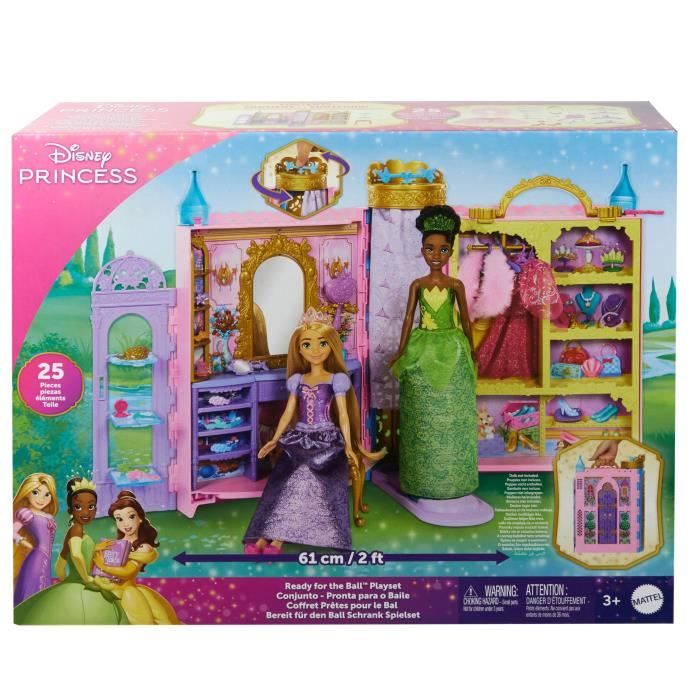 Princesses Disney-Pretes pour le bal-Coffret dressing HXC20