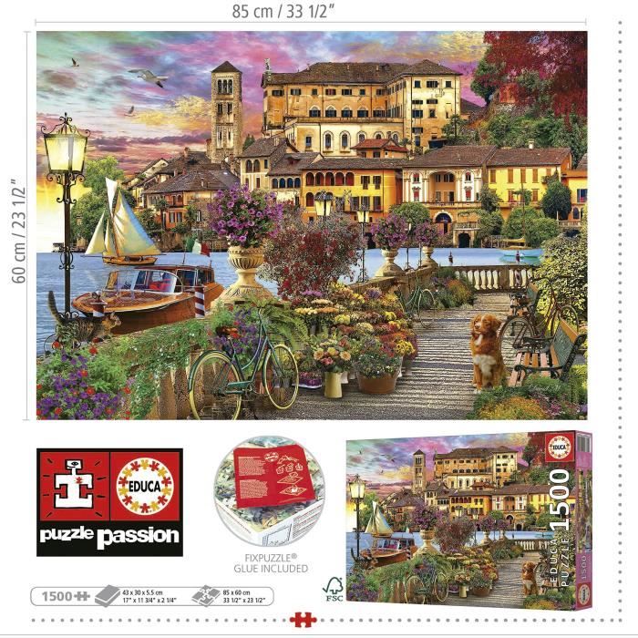 PROMENADE ITALIENNE - Puzzle de 1500 pieces