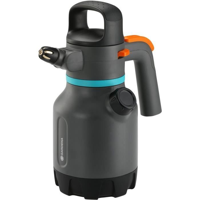 Pulvérisateur a pression GARDENA - Capacité 1.25L - Utilisation 360° - Indicateur de niveau intégré GARDENA