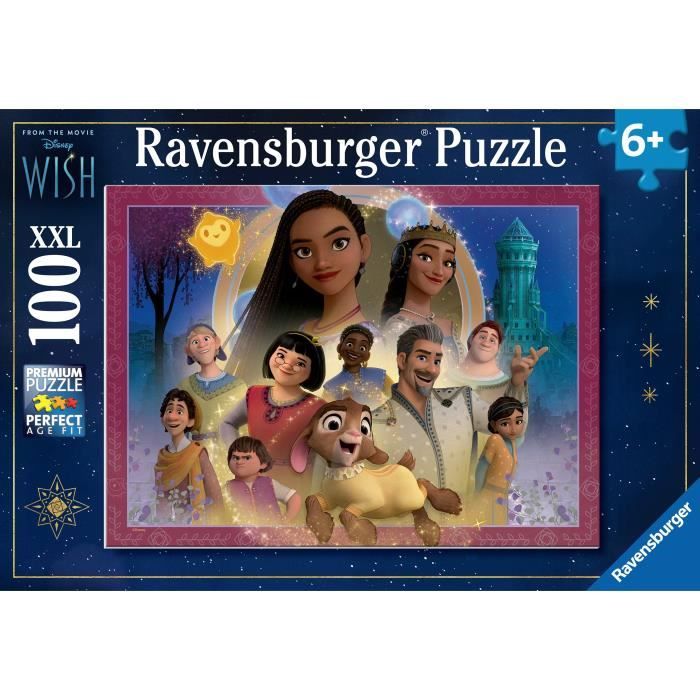 Puzzle 100 pieces XXL Le royaume des souhaits Disney Wish A partir de 6 ans 12001048 Ravensburger