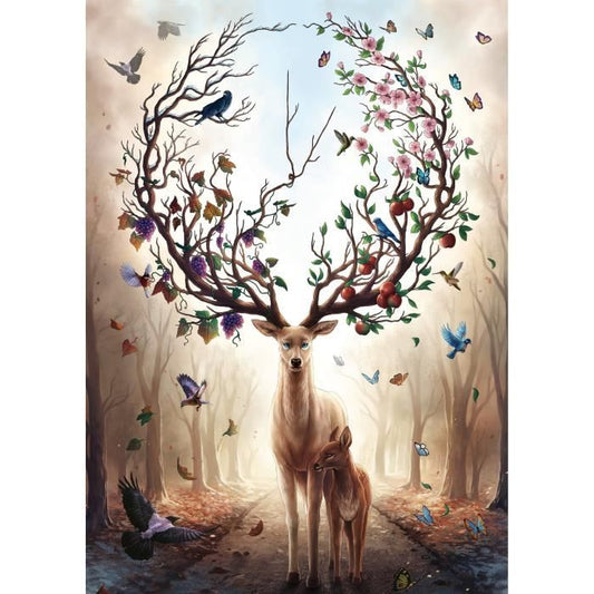 Puzzle 1000 pieces Cerf Fantaisie Adultes et enfants dés 14 ans Puzzle de qualité supérieure 12000459 Ravensburger