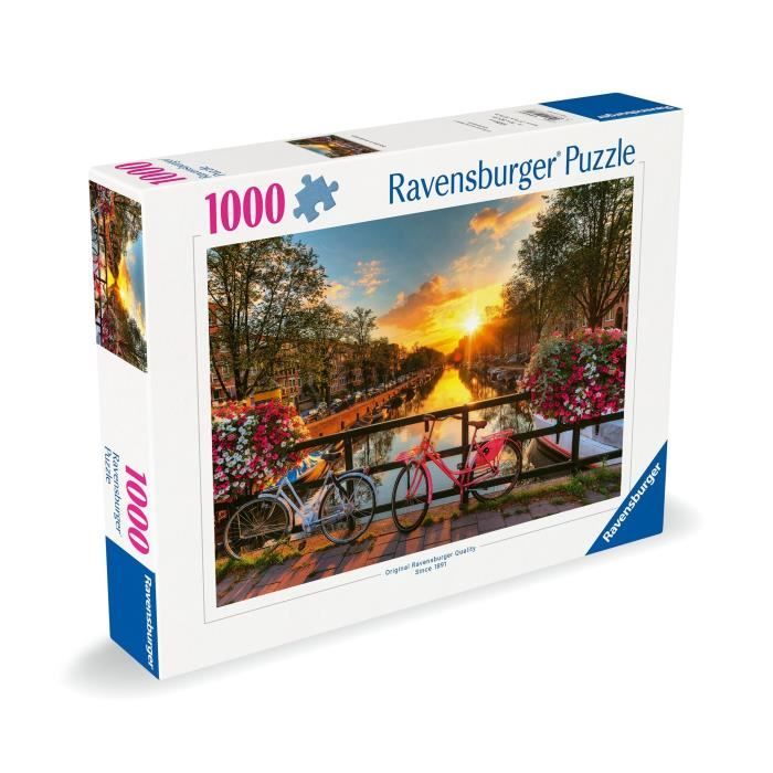 Puzzle 1000 pieces Vélos a Amsterdam Adultes & enfants des 14 ans Puzzle de qualité supérieure 12000662 Ravensburger