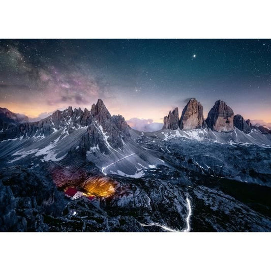 Puzzle 1000p Les Tre Cime di lavaredo Dolomites (Highlights) des 14 ans Puzzle de qualité supérieure 12000256