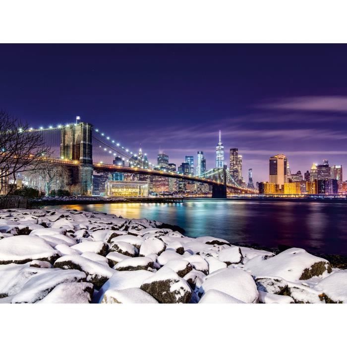 Puzzle 1500 pieces New York en hiver Adultes & enfants des 14 ans Puzzle de qualité supérieure 80x60cm 12000734