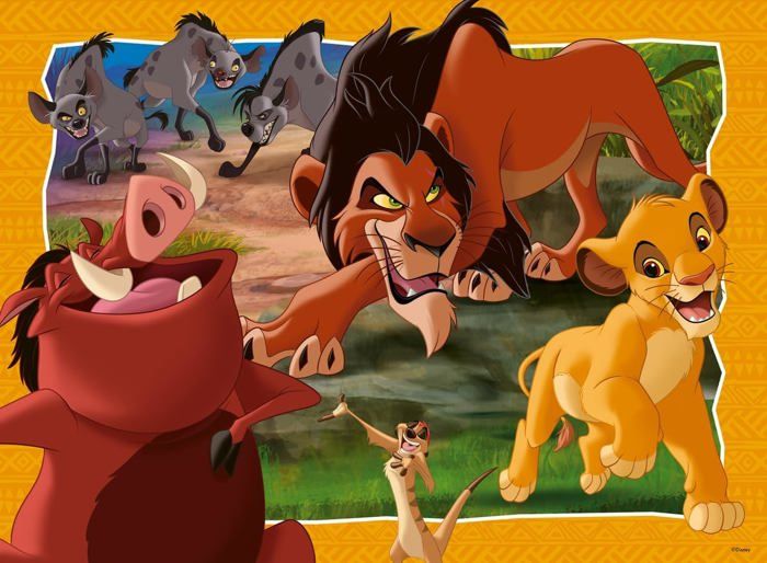 Puzzle 200 p XXL Hakuna Matata - Disney Le Roi Lion-Des 8 ans Ravensburger