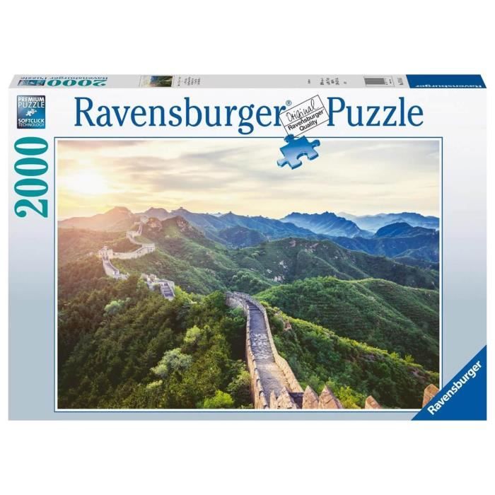 Puzzle 2000 pieces La Grande Muraille de Chine - Evasion - Adultes Enfants des 14 ans - 17114 - Ravensburger