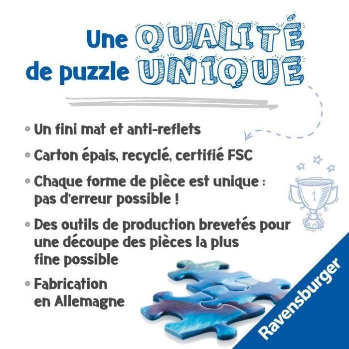 Puzzle 2x500 pieces - Plage et montagnes - Ravensburger - Pour adultes et adolescents des 10 ans