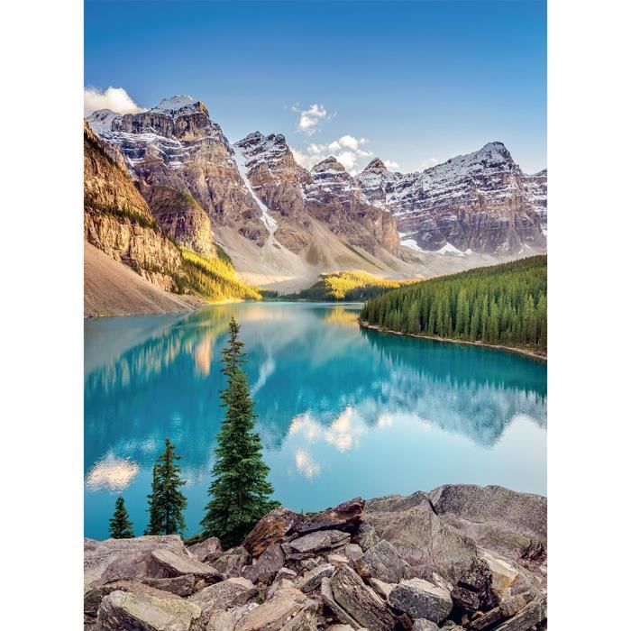 Puzzle 2x500 pieces - Plage et montagnes - Ravensburger - Pour adultes et adolescents des 10 ans