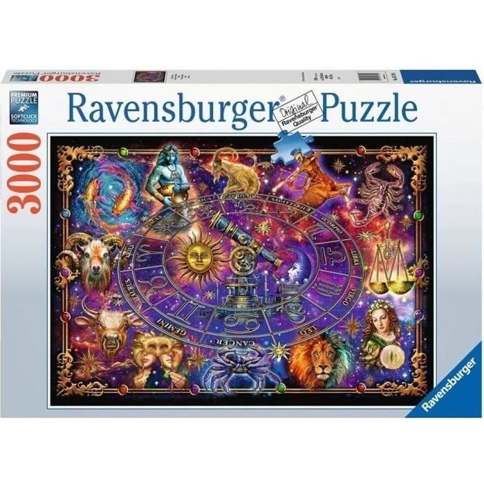 Puzzle 3000 pieces Signes du zodiaque Puzzle adultes Animaux corps humain & nature Espace Des 14 ans 16718 Ravensburger