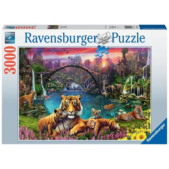 Puzzle 3000 pieces Tigres au lagon Adulte A partir de 14 ans 00016719 Ravensburger