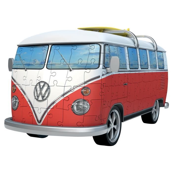 Puzzle 3D Combi T1 Volkswagen - Ravensburger - 162 pieces - sans colle - Enfant 8 ans