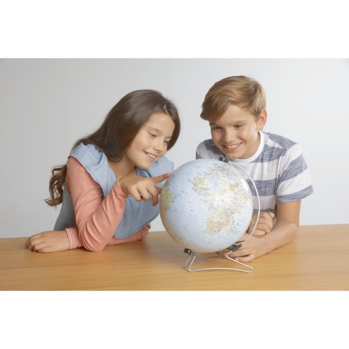 Puzzle 3D Globe 540 pieces - Ravensburger - Éducatif pour enfants - Sans colle - Des 12 ans