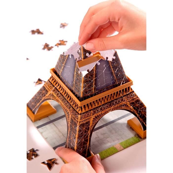 Puzzle 3D Tour Eiffel - Ravensburger - 216 pieces - sans colle - Architecture et monument