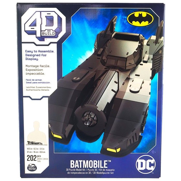 Puzzle 4D Build Batman Batmobile Modele 3D de voiture a assembler