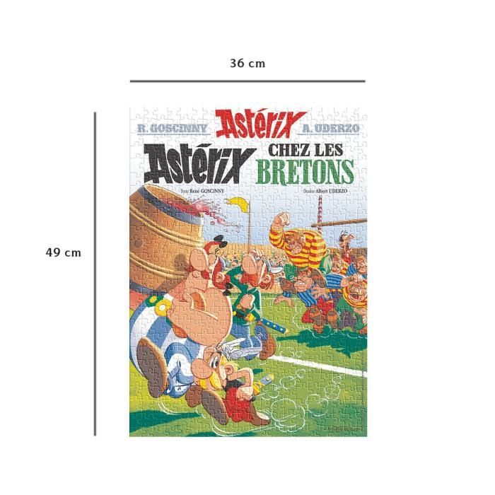 Puzzle 500 pieces Astérix chez les Bretons Des 10 ans Collection Mes Héros 87824 Nathan