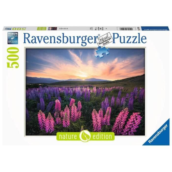 Puzzle 500 pieces Les lupins (Nature edition) - Ravensburger - Paysage et nature - Adultes et enfants des 12 ans