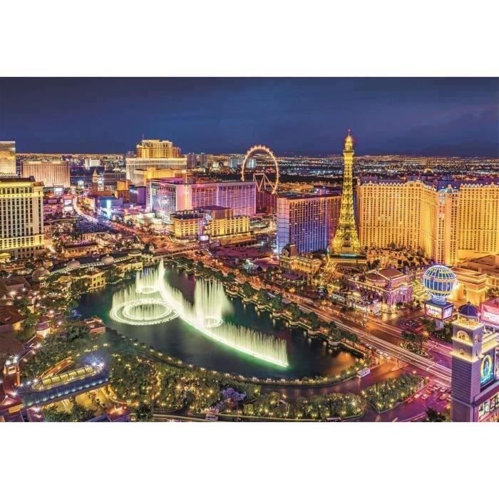 Puzzle 6000 pieces - Clementoni - Las Vegas - Images captivantes - Matériau résistant