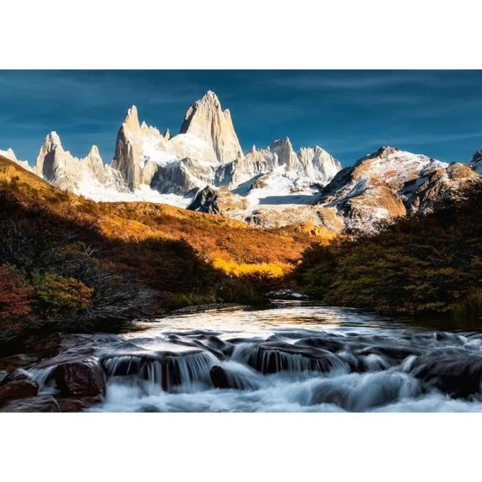 Puzzle Adulte 1000 p - Le Fitz Roy Patagonie (Puzzle Highlights) - Adultes enfants des 14 ans - Paysages - 17315