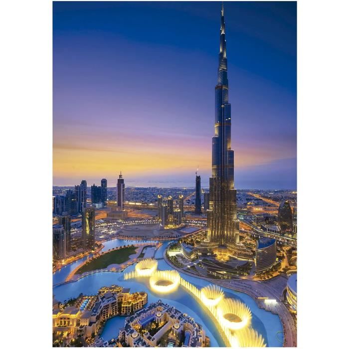 Puzzle Architecture et monument - EDUCA - BURJ KHALIFA ÉMIRATS ARABES UNIS - 1000 pieces