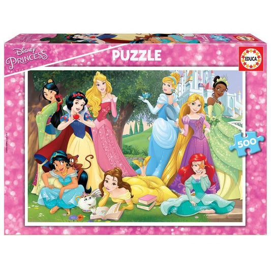 Puzzle Disney Princesses 500 pieces - Marque Educa - Theme Dessins animés et BD