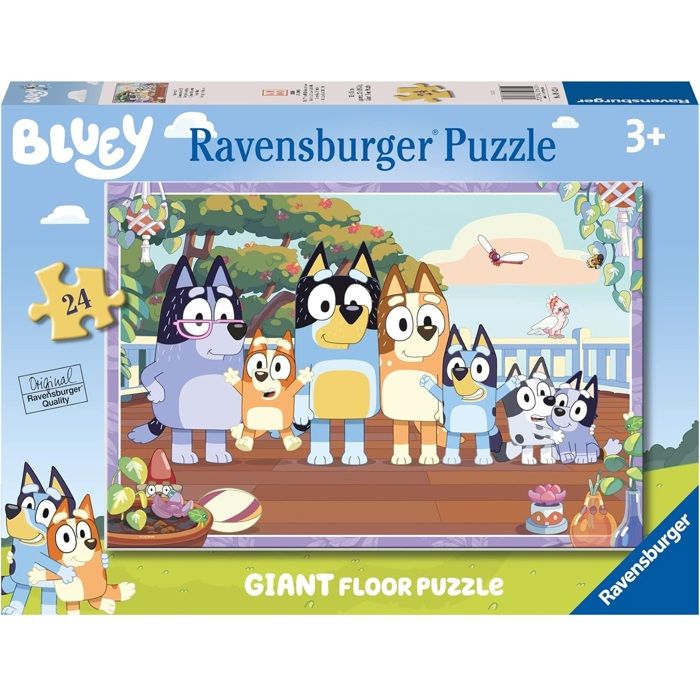 Puzzle Giant 24 pieces Moment en famille/Bluey Des3 ans Aventure 05622 Ravensburger