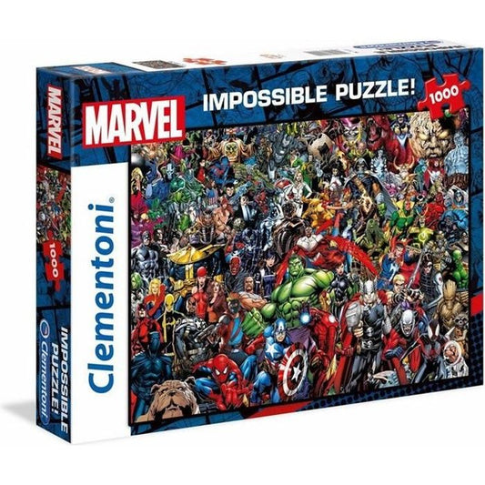 Puzzle Impossible 1000 pieces Marvel - Clementoni