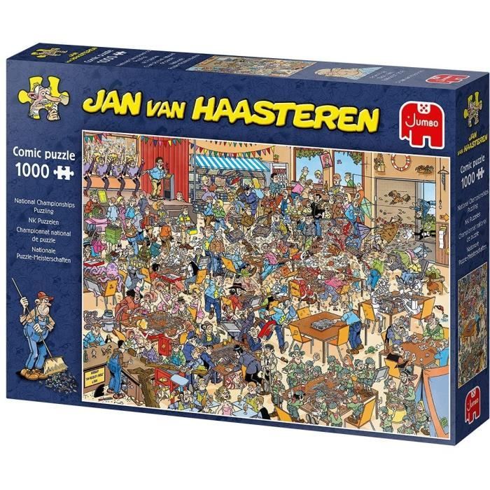 Puzzle - JUMBO - Efteling Sprookjesbos 1000 pcs - Puzzles Jan Van Haasteren qualité et style unique