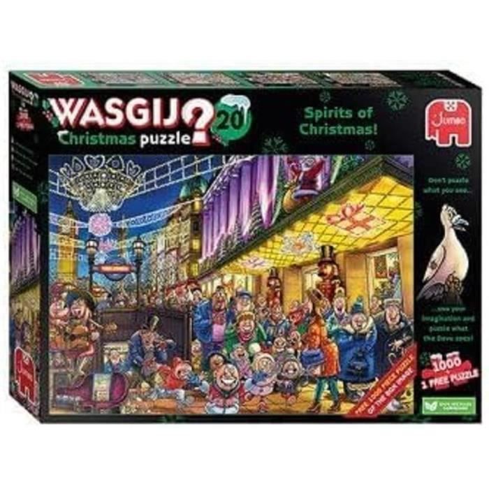 Puzzle - JUMBO - Wasgij Christmas 20 2x1000 pcs - Imaginez ce qui va arriver (1 puzzle gratuit)